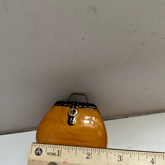 Mini trinket box. Purse shape - Picture 6 of 6